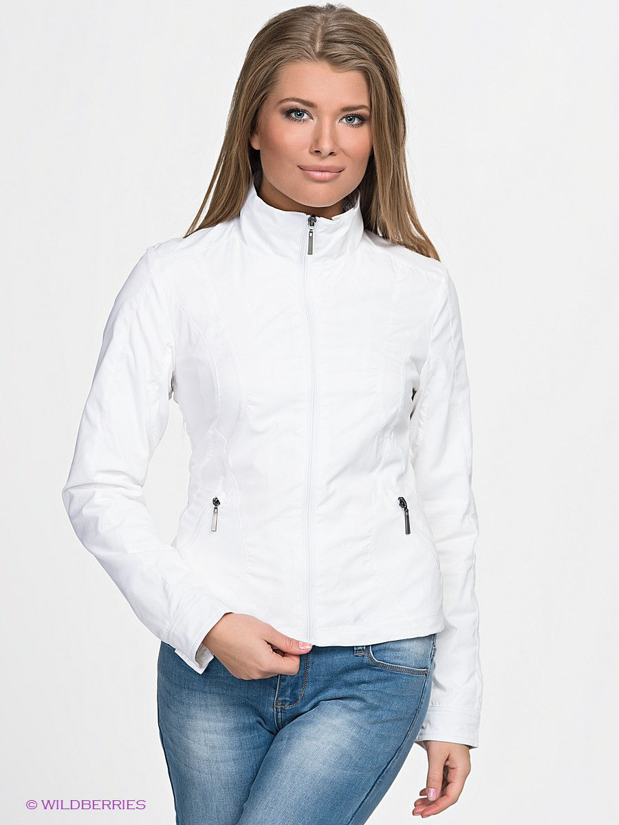 Белые куртки женские весна