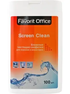 Влажные салфетки Screen Clean для экранов, мониторов, ФЛЯГА…