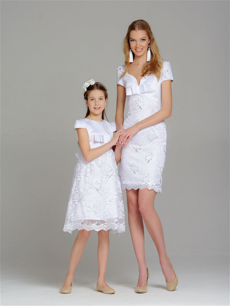 Нарядные платья для мамы и Дочки