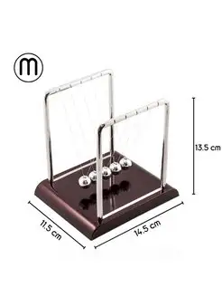 Шары Ньютона средние, маятник настольный