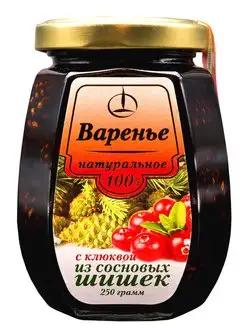 Варенье, 250 гр, с Клюквой из Шишек