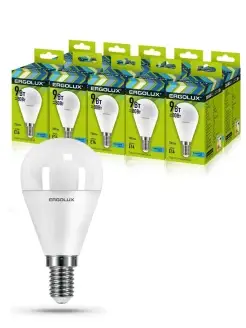 Лампочки светодиодные E14 9W 4500К Led дневной свет 10 шт