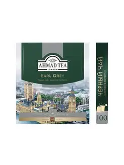 Earl Grey, черный чай в пакетиках 100 шт по 2г Ahmad Tea 9376935 купить за 324 ₽ в интернет-магазине Wildberries