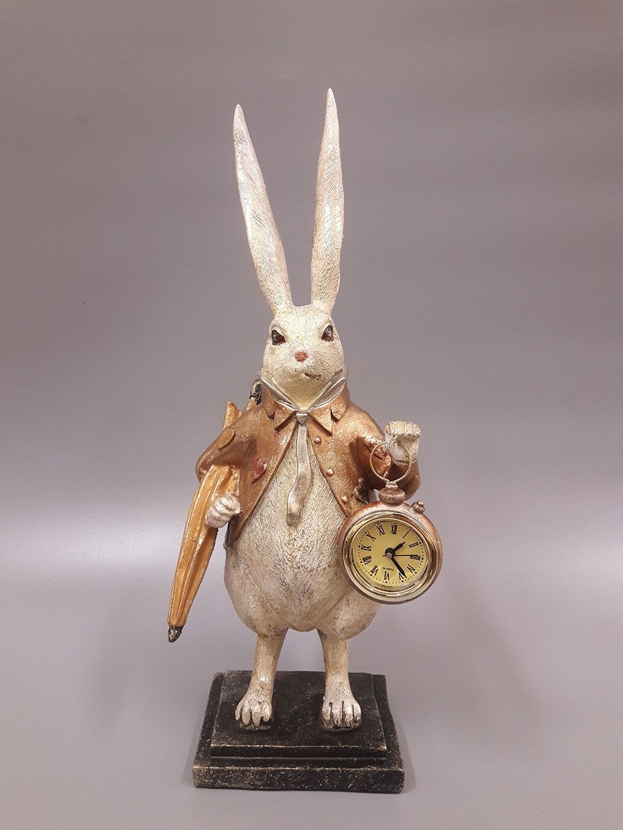 Статуэтка кролик с часами из Алисы