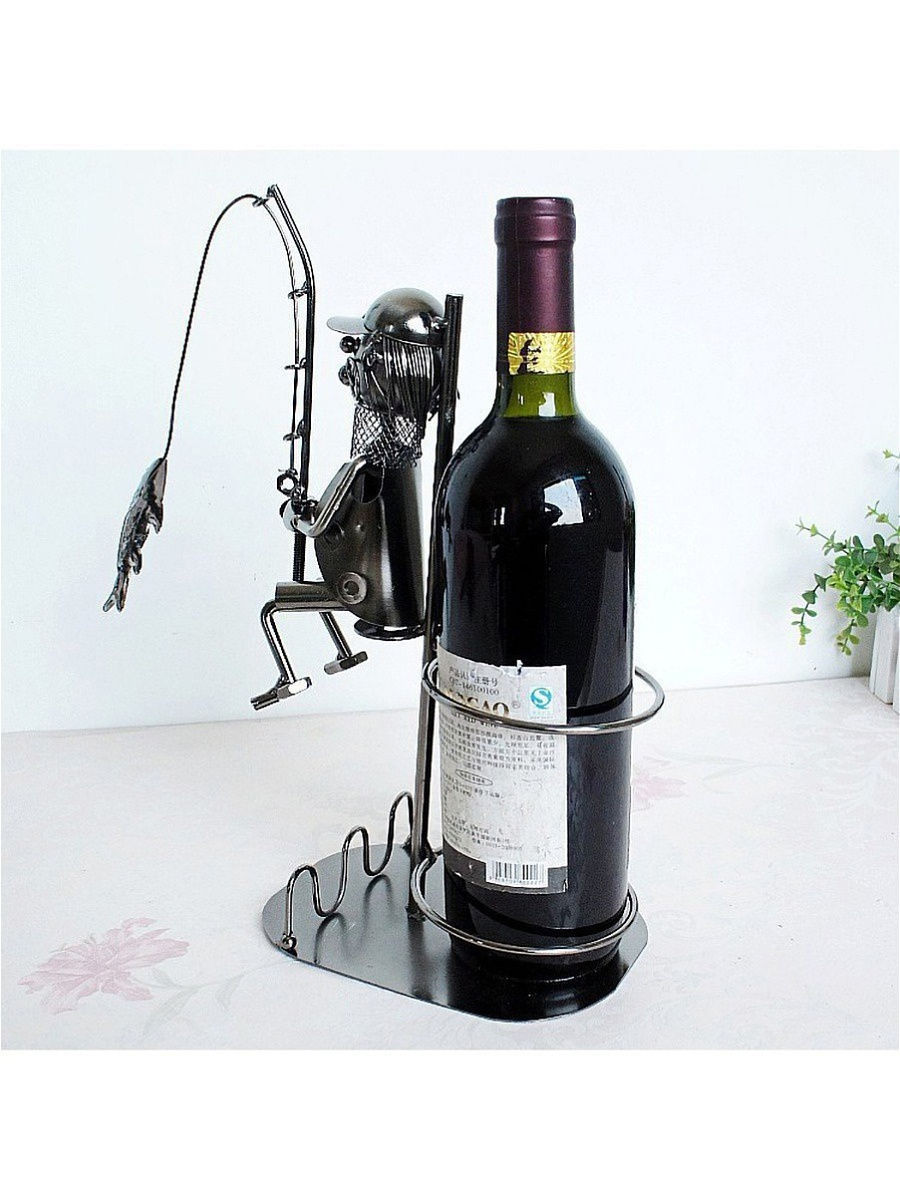 Подставка для бутылок вина рыбаки