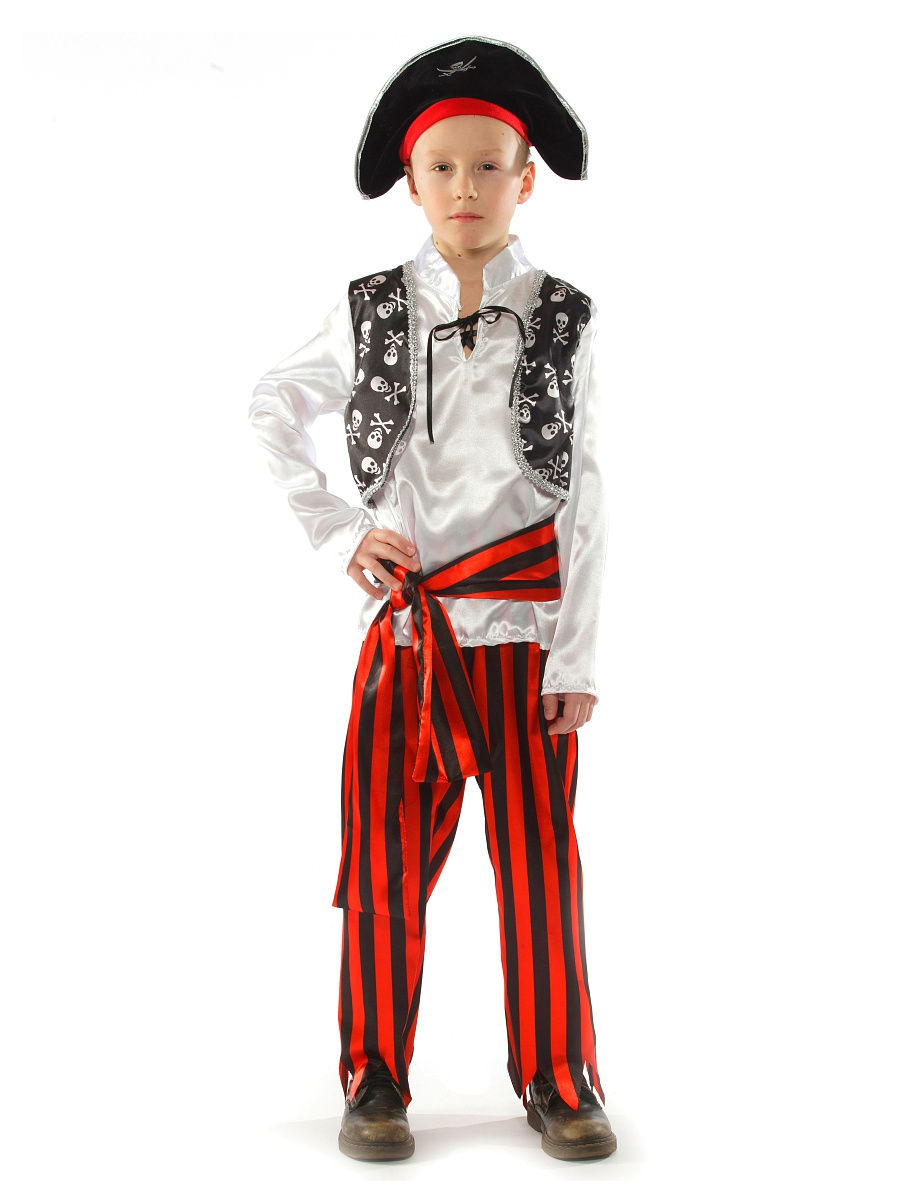 Несложный костюм пирата для мальчиков и девочек. Инструкция по изготовлению